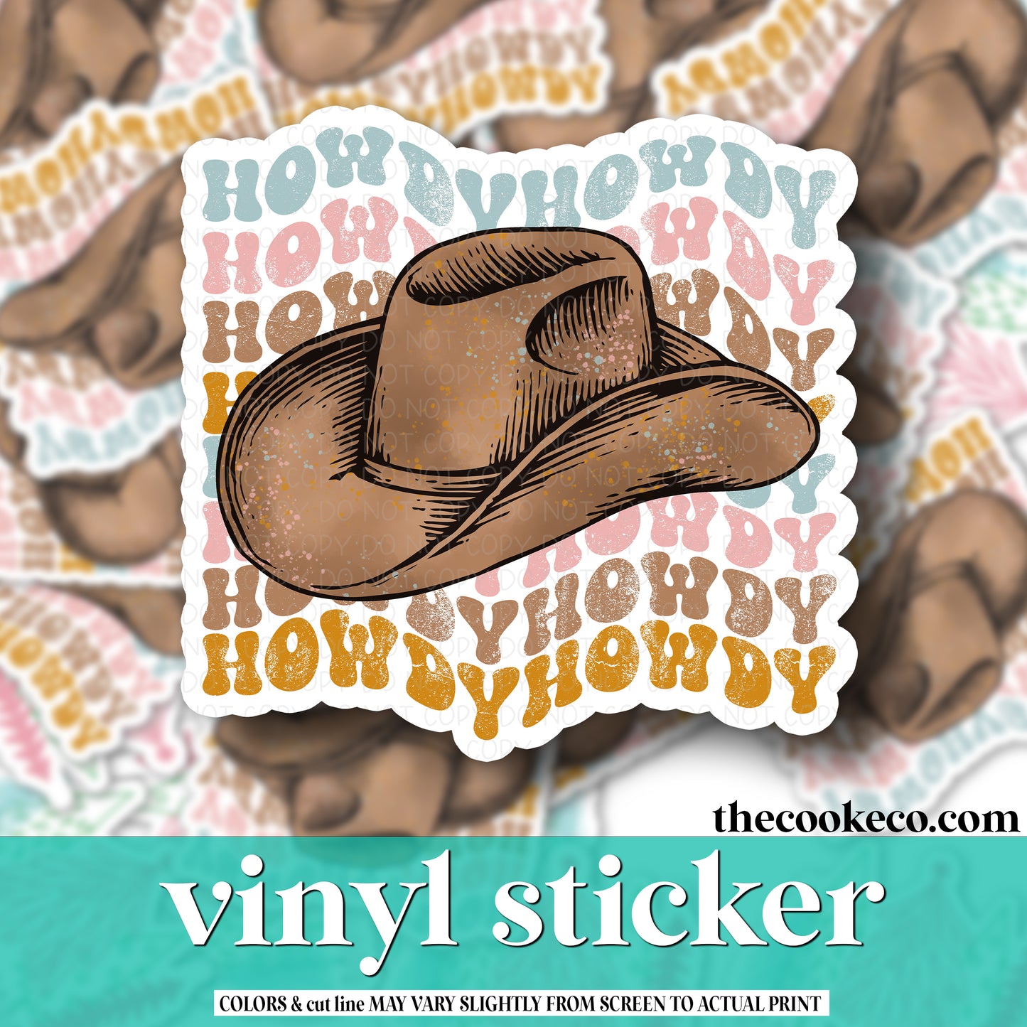 Vinyl Sticker | #V0973 - HOWDY