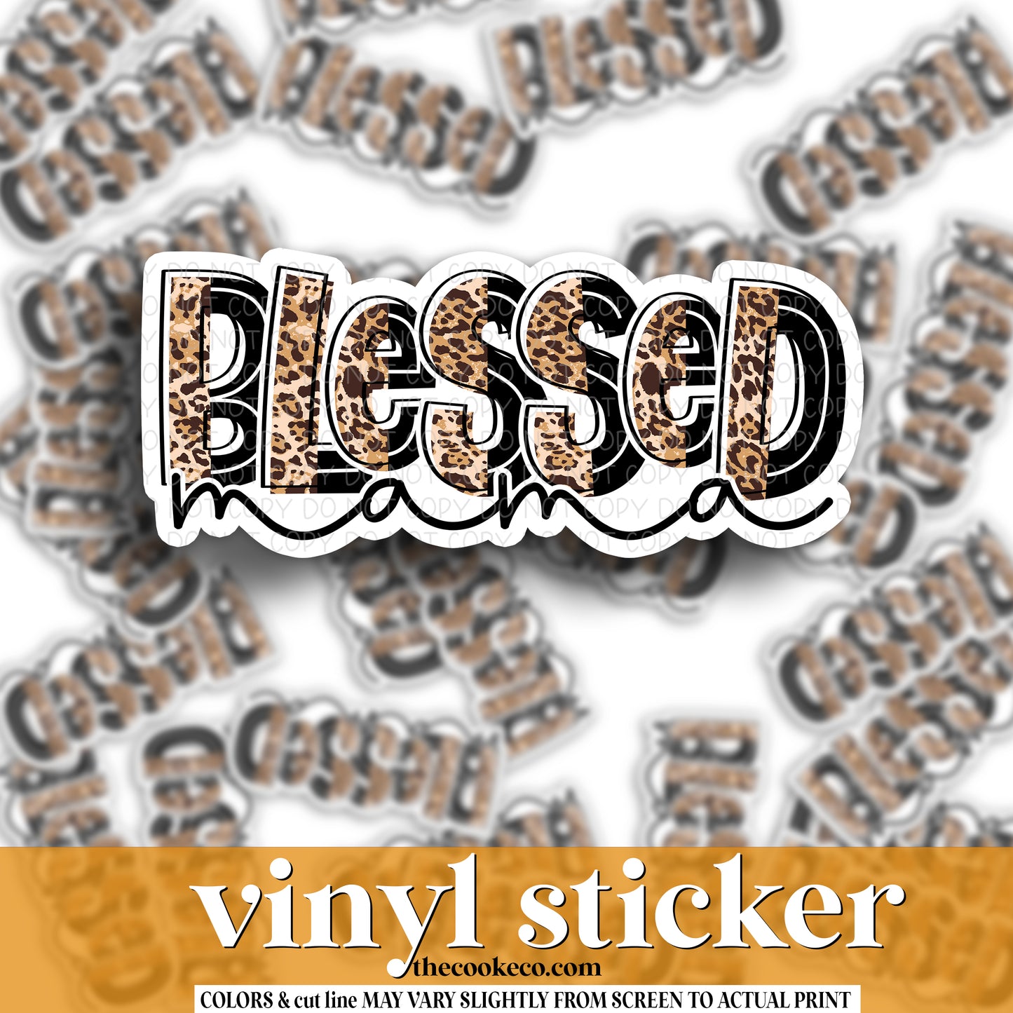 Vinyl Sticker | #V1248 - BLESSED MAMA