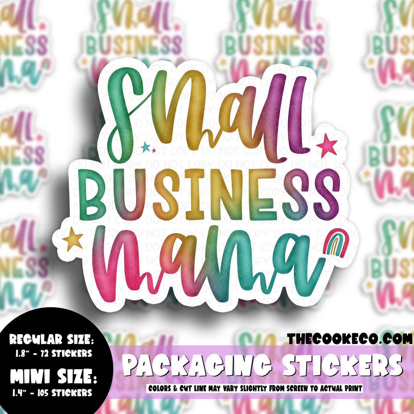 PTO Packaging Stickers | #C0772 - SMALL BUSINESS MAMA