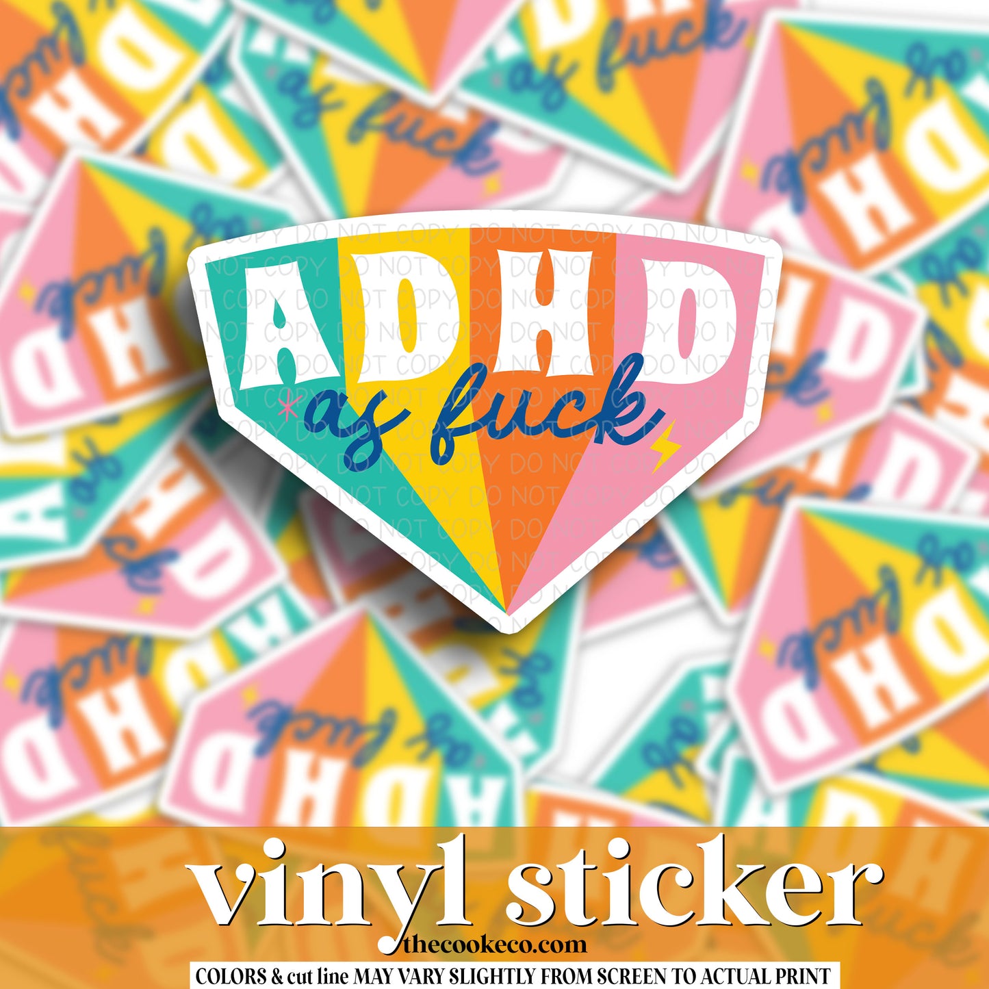 Vinyl Sticker | #V1083 - ADHD AF