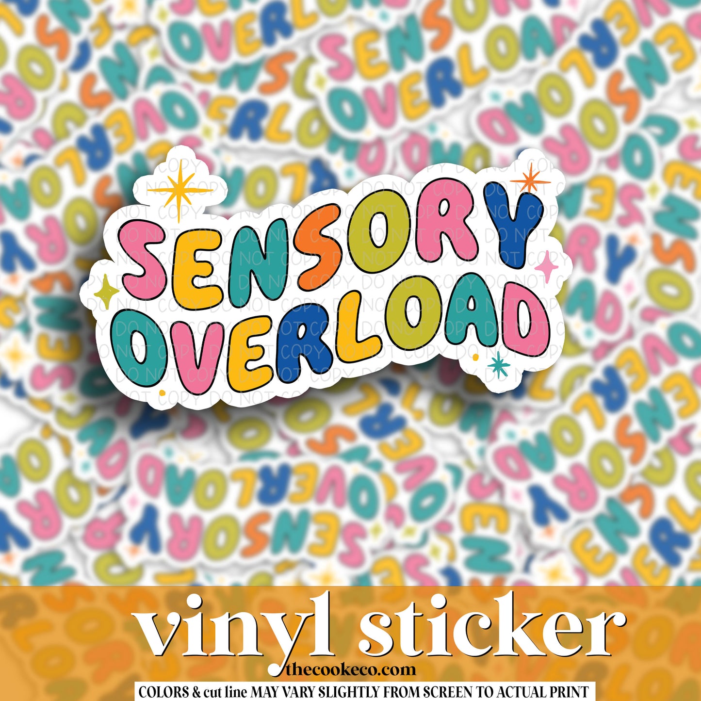 Vinyl Sticker | #V1086 - SENSORY OVERLOAD