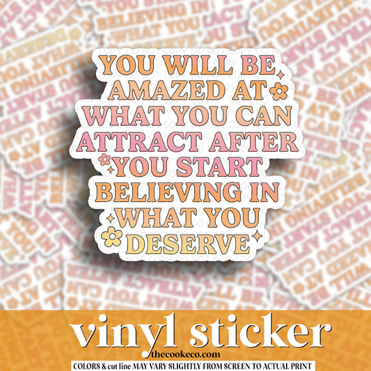 Vinyl Sticker | #V1146 - YOU WILL BE AMAZED