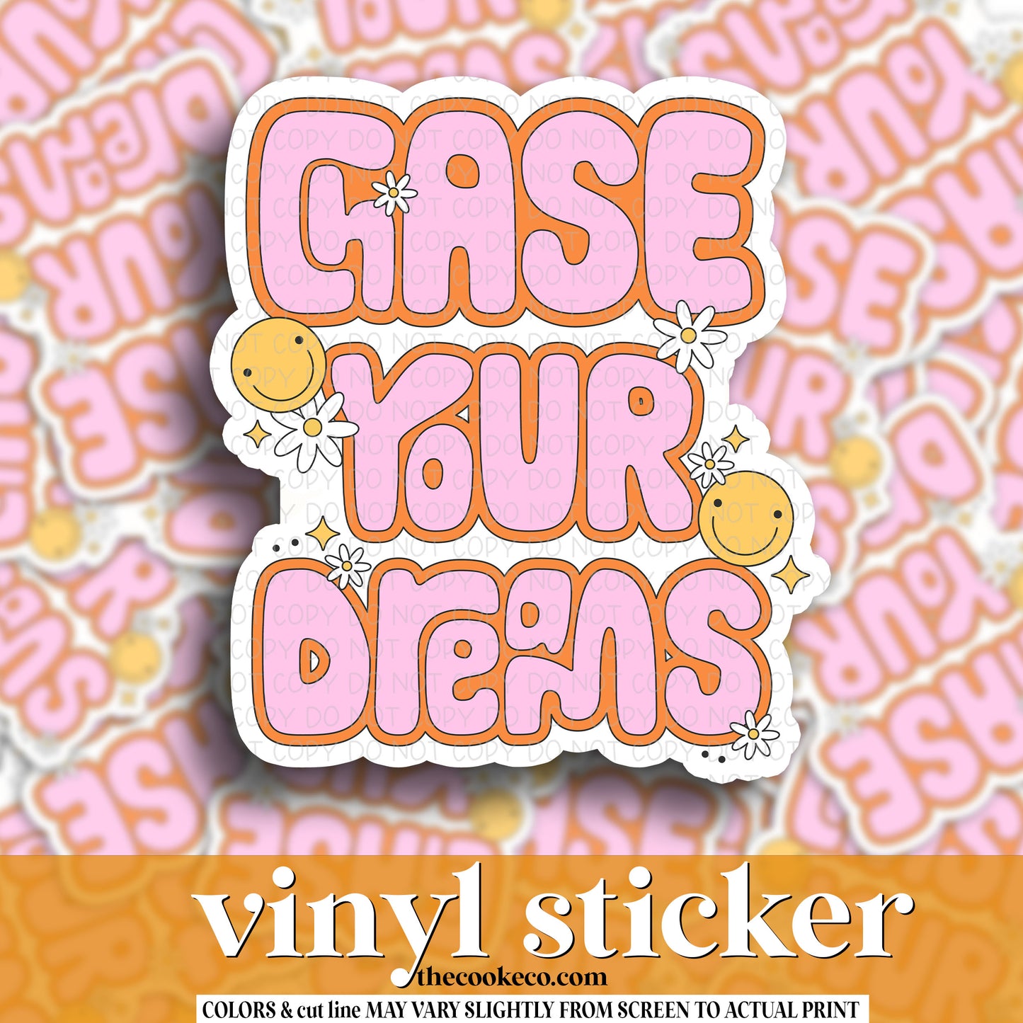 Vinyl Sticker | #V1170 - CHASE YOUR DREAMS